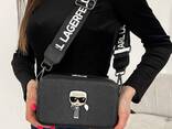 Сумка через плече модна сумка з широким плечовим ременем Karl Lagerfeld TR00019 - фото 3