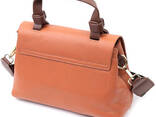 Сумка для жінок з натуральної шкіри Vintage 22669 Рудий 26х17х9,5 см - фото 2