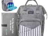 Сумка-рюкзак для мамы Zupo Crafts + компактный пеленальный матрасик - фото 3
