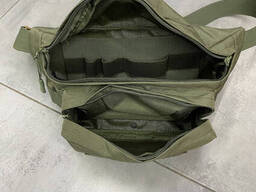 Сумка тактическая с кобурой скрытого ношения, цвет Олива, Wintac, на пояс или через. ..