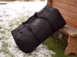 Сумка US 130 литров баул армейский военный. Черная
