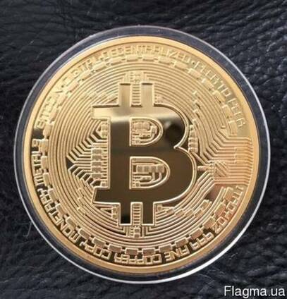 Сувенірна монета Bitcoin