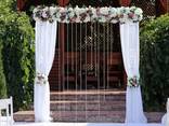 Свадебная арка. Оформление свадьбы, зала. фотозона