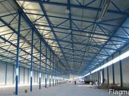 Каркасы зданий из металлоконструкций