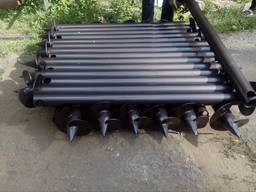 Свая винтовая одновитковая свайный фундамент