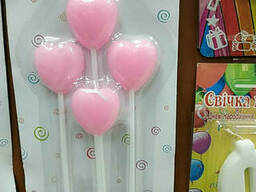 Свічки на торт в асортименті