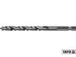 Свердло по дереву спіральне Yato Ø7 x 90/55 мм Hex 1/4" Hss 4241 - фото 1