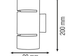 Светильник светодиодный фасадный Maestro настенный