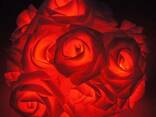 Светодиодная гирлянда Красные Розы 2м 20LED на батарейкахАА