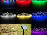 Светодиодная гирлянда на солнечной энергии 100 LED RGB - фото 6