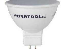 Светодиодная лампа LED 5 Вт, GU5.3, 220 В Intertool LL-0202