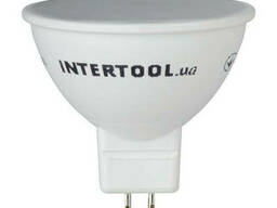 Светодиодная лампа LED 5Вт, GU5.3, 5Вт, 220В, Intertool LL-0202