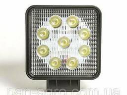 Светодиодная LED фара 3W*9 27Вт. IP67 12В, 24В 2700 lms