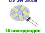 Светодиодная Led лампа G4 2,5W, 250 Lm, AC/DC 12V - фото 1