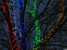 Светодиодная подсветка деревьев, гирлянда для деревьев