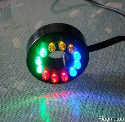 Светодиодная RGB подсветка 12 LED светодиодов для фонтанов