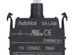 Светодиодный модуль для кнопки Autonics 110-220 VAC