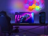 Светодиодные RGB шестиугольные фонари, дистанционное управление, приложение. .. - фото 3