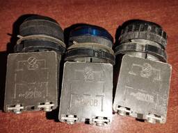 Светосигнальная лампа арматура 220в  лампочка 24в синяя зеленая красная.