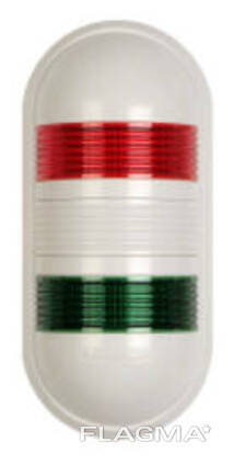 Светосигнальный маяк настенный красный+зеленый 220V AC