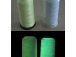 Светящиеся темноте люминесцентные нитки для машиной вышивки