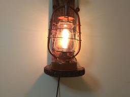 Світильник лофт з гасової лампи