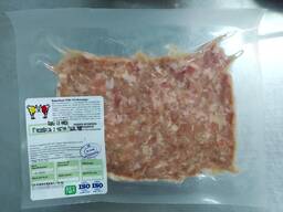 Свіже м'ясо ідюшки, напівфабрикати, тушкована консерва.