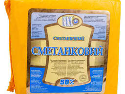 Сыр Сметанковий 2,5 квадрат ТМ "Вись"
