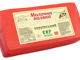 Сир твердий «Український » 50 %, ТМ "Молочна поляна"