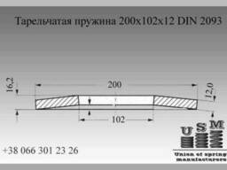 Тарельчатая пружина 70х35,5х4 DIN 2093