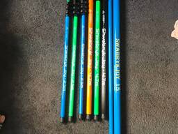 Телескопические карбоновые штанги/телескопічні жердини з карбону