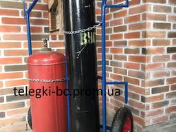 Тележка для перевозки двух баллонов