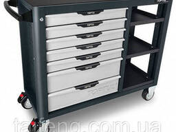 Тележка инструментальная для автосервиса Toptul (Pro-Plus) 7 секций + 3 полки TCBH0703