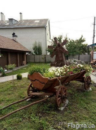 Тележка, воз, воз декоративный