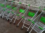 Тележки для магазина 107 / 80 Л. б/у, покупательские тележки 80 Л. б/у - фото 3