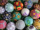 Темарі Київ, кульки темарі Київ, набори темарі Київ, новорічний декор Київ, вишиті кульки - фото 2