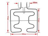 ТЕН 1100W для духових шаф Bosch, Siemens, Neff (нижний) 00470763 - фото 3