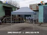 Тент брезент 3х2 Сірий накриття дах на китайский торговий шатер. Виготовлення Тенти Шатри - фото 2