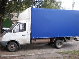 Тент на Газель Тент мешок Газель 4 м (каркасный полуприцеп)