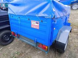 Тент на легковий причіп АМС Старконь 1,70 х 1,20 ПВХ Єврофура