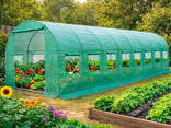 Теплиця садова армована 24 м² (8х3х2 м) Польща — Посилений оцинкований каркас 25 мм. .. - фото 1