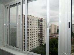 Теплое алюминиевое остекление балкона, лоджии