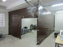 Теплоизолирующая штора-перегородка для цеха, склада из. . .