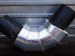 Теплоизоляция труб, колен, пенополиуретаном