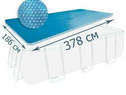 Теплозберігаюче покриття (солярна плівка) для басейну Intex 28028 (29028), 378 х 186 см. ..