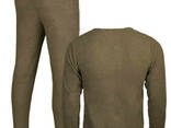 Термобелье Mil-Tec флисовое без воротника (Olive) - фото 1