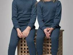 Термобельё серо голубое Thermoform детское 12-007