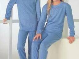 Термобельё серо голубое Thermoform детское 12-007