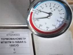 Термоманометр МТ80ТМ 0-16BAR 0-150С/О
