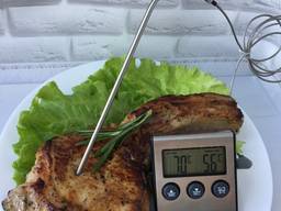 Термометр для мяса с выносным щупом и таймером
